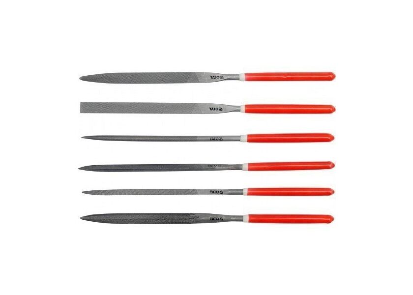 Sada pilníků jehlových 4 x 160 mm 6 ks - YT-6161