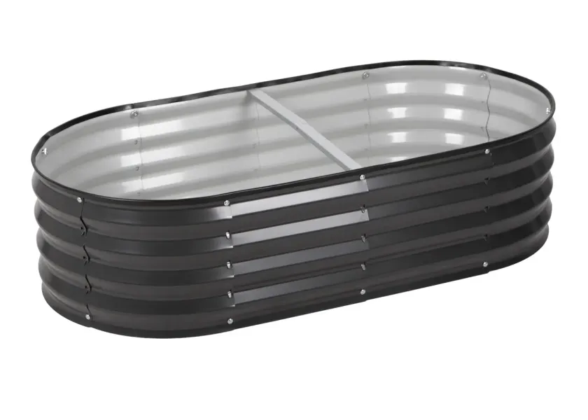Vyvýšený záhon, 1200 x 600 x 300 mm, ovál - AH000200