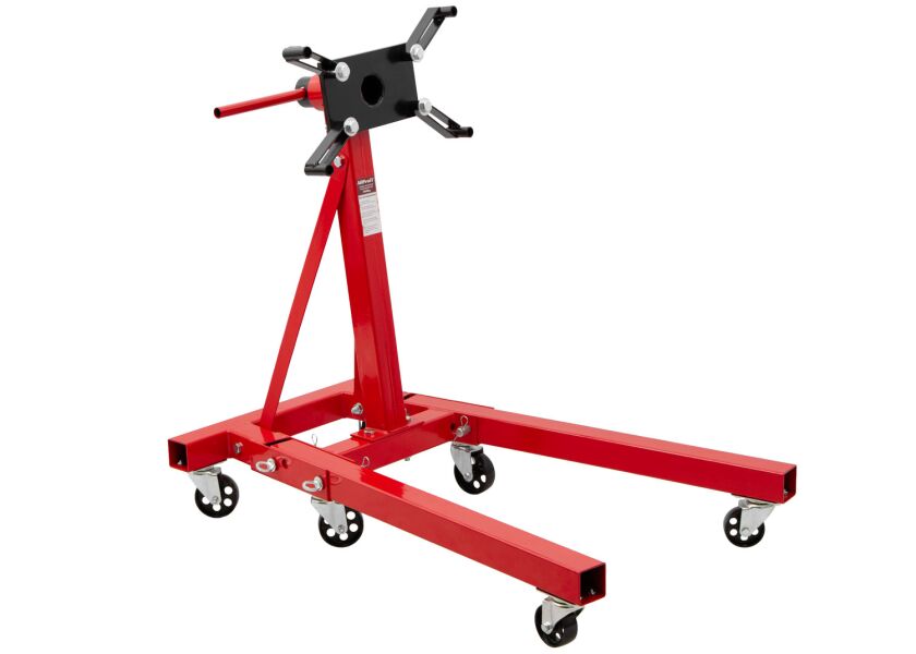 Stojan na motor polohovateľný pojazdný 900 kg - AH0009