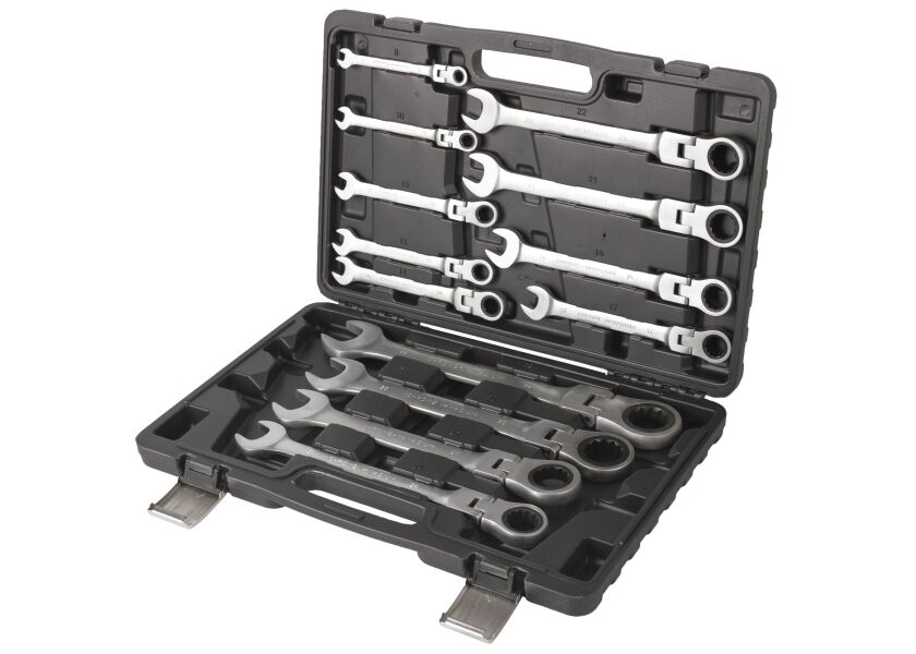 Sada račňových očkoplochých kľúčov v kufri 13 ks - AH121301