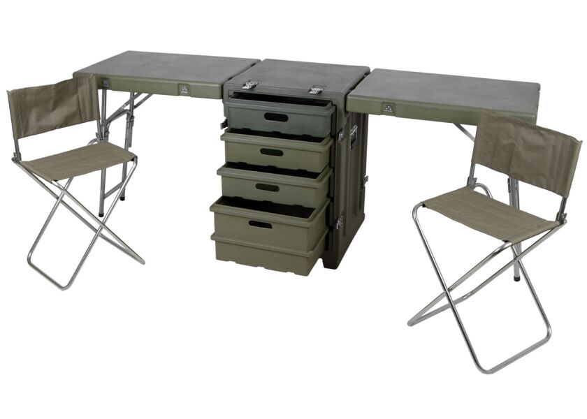 Skladací poľný stôl a stoličky - AH192055