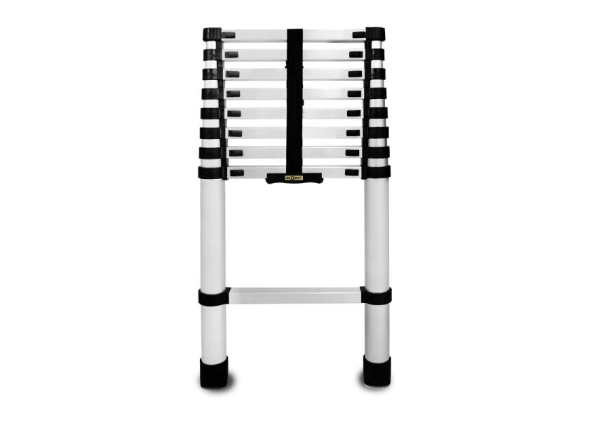 Hliníkový teleskopický rebrík, 9 stupňov, 2,6 m, max. záťaž 125 kg - AH2600