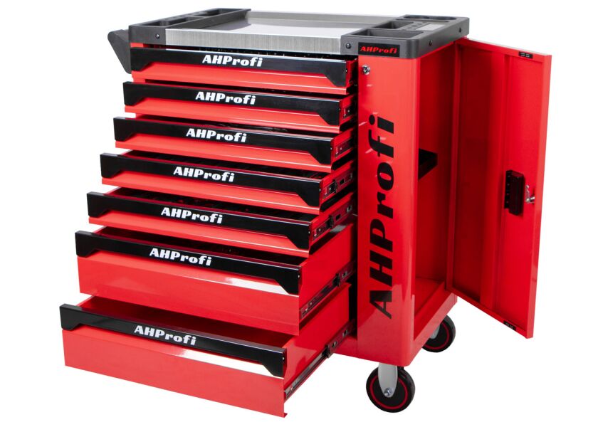 Dielenský vozík Mechanic bez náradia, 7 zásuviek - AH3106P