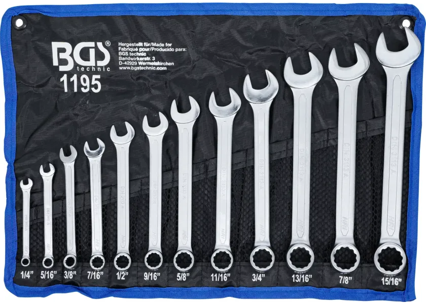 Sada očkoplochých kľúčov, 1/4