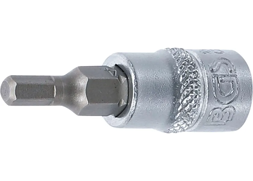 Nástrčná hlavica BGS HEX 4 mm s 1/4