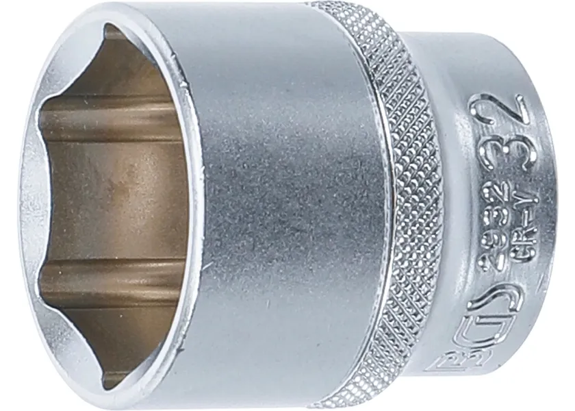 Nástrčná hlavica BGS 32 mm s profilom Pro Torque® a ryhovaním – B2932