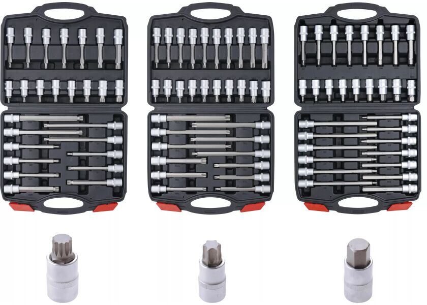 Nástrčné hlavice BGS - Imbus, TORX a XZN 1/2