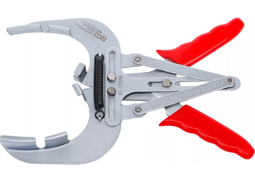 Kliešte na piestne krúžky s rozsahom 80–120 mm a ergonomickými rukoväťami – B8370