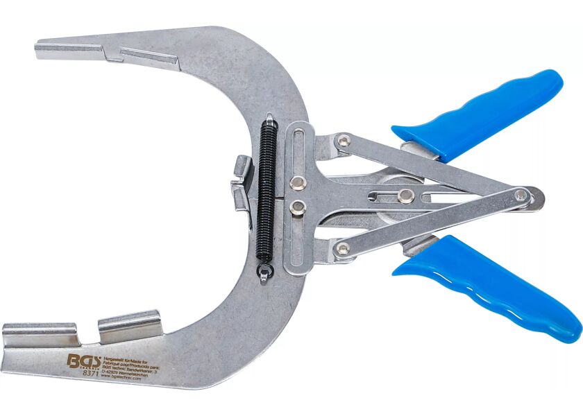 Kliešte na piestne krúžky, 110 - 160 mm s modrými ergonomickými rukoväťami - B8371
