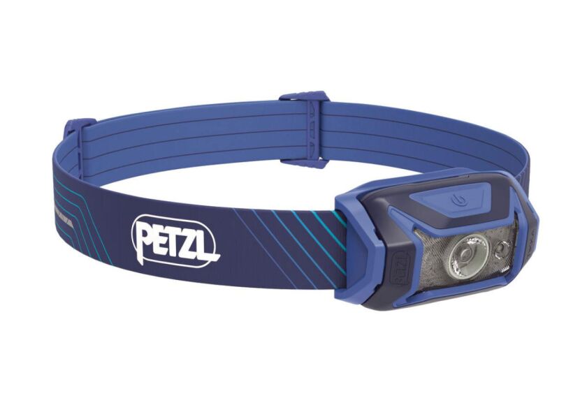 Čelovka PETZL Tikka Core 2022, modrá, s výkonnou diódou 450 lm - E067AA01