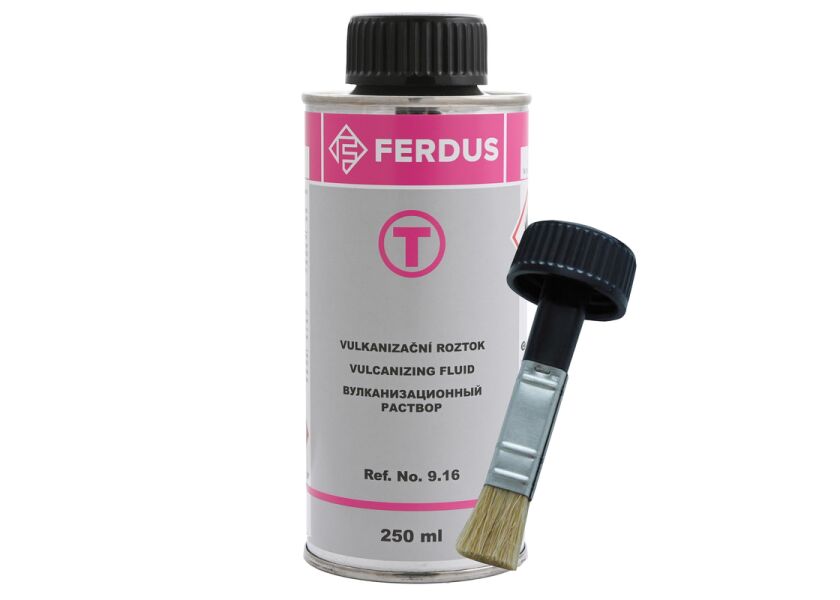 Vulkanizačný roztok T, 250 ml + väčší štetec - F916