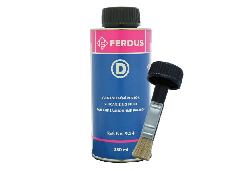 Vulkanizačný roztok D, 250 ml + väčší štetec - F934