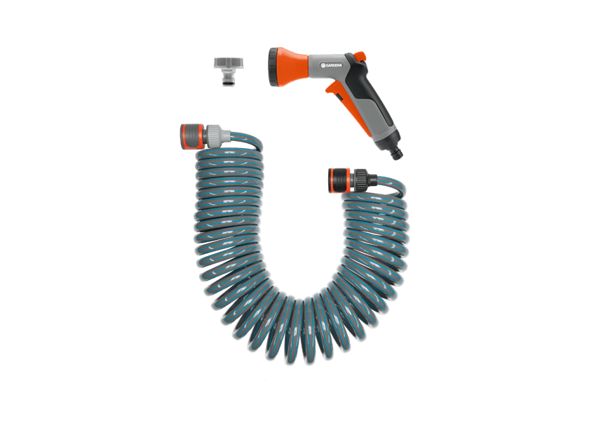 Špirálová zahradná hadica s príslušenstvom, 10 m - GA464720