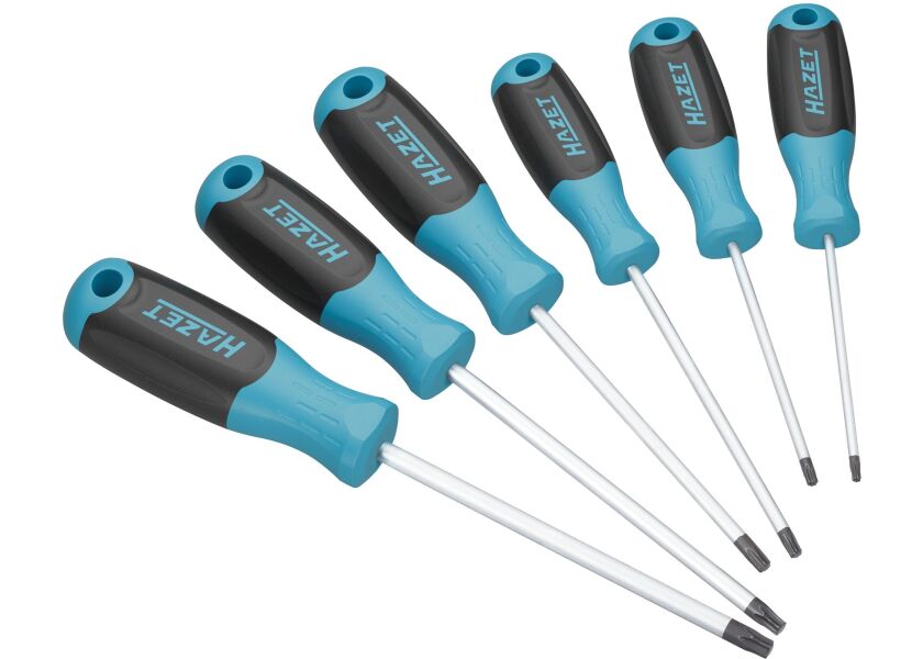Sada profesionálnych skrutkovačov Torx 6 ks, Hazet - HA258406