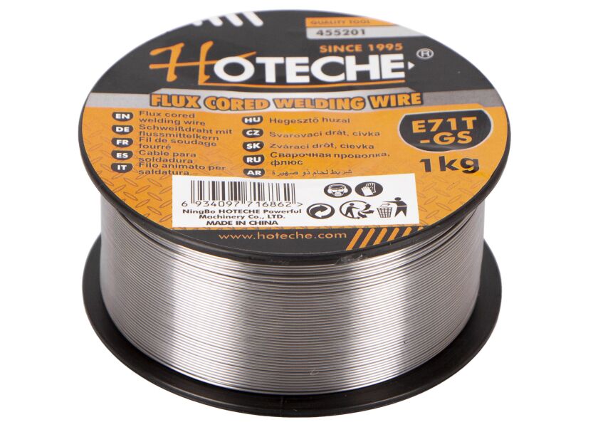 Zvárací drôt, trubičkový, E71T-GS, 1 kg, 0,8 mm - HT455201