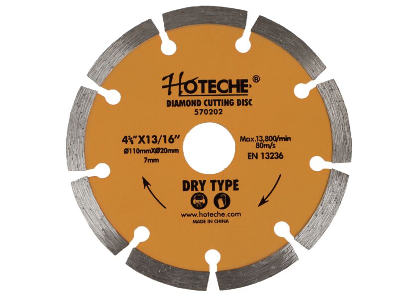 Diamantový rezný kotúč na beton 110 mm, segmentový - HT570202