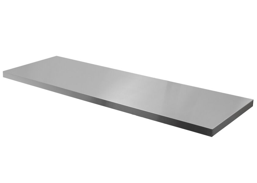 Nerezová pracovná doska 1360x463x38 mm do zostavy dielenského nábytku PROFI - TGW53S