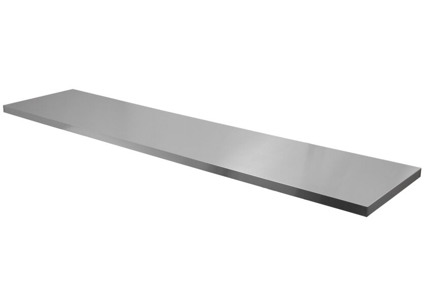 Nerezová pracovná doska 2040x463x38 mm do zostavy dielenského nábytku PROFI - TGW80S