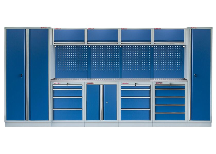 Kvalitný PROFI BLUE dielenský nábytok 4235 x 495 x 2000 mm - MTGS1300A55