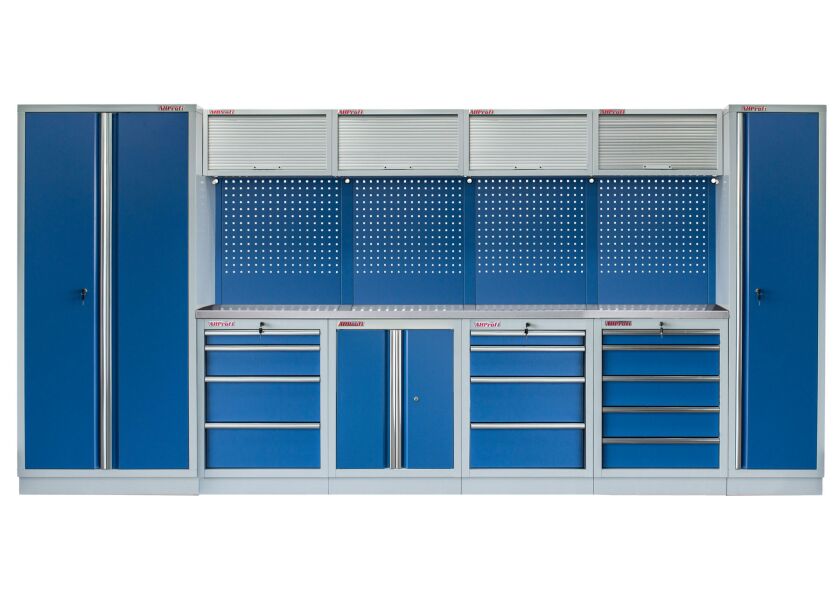 Kvalitný PROFI BLUE dielenský nábytok 4235 x 495 x 2000 mm - MTGS1300A66