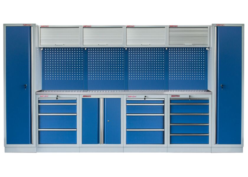 Kvalitný PROFI BLUE dielenský nábytok 3920 x 495 x 2000 mm - MTGS1300A99