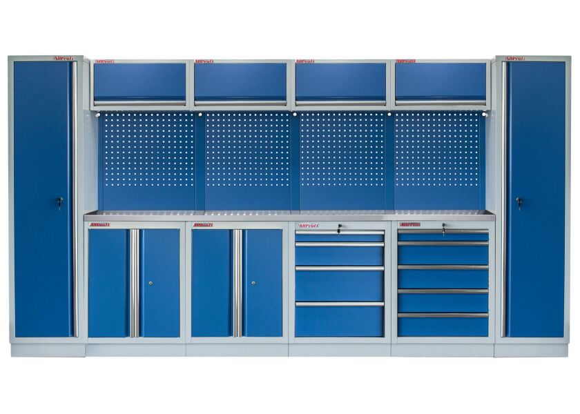 Kvalitný PROFI BLUE dielenský nábytok 3920 x 495 x 2000 mm - MTGS1300BB8