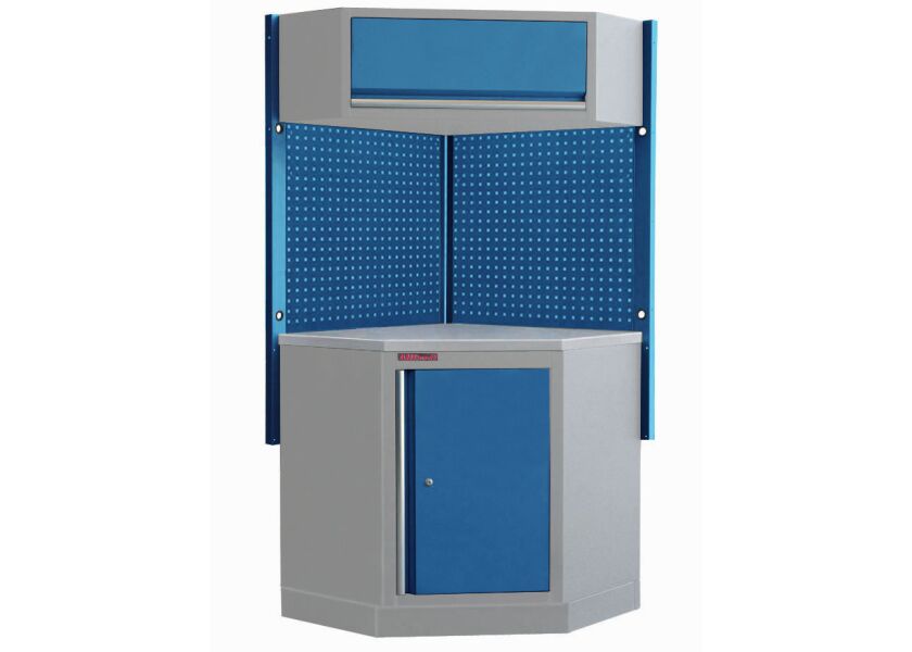 Rohová zostava PROFI BLUE dielenského nábytku - MTGS1302S