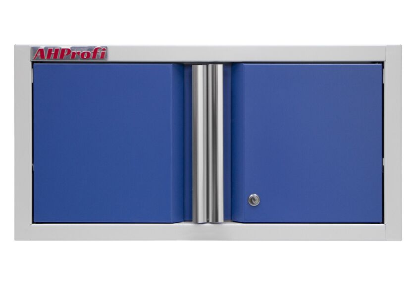 Celokovová dvojkrídlová závesná skrinka PROFI BLUE 680x281x350 mm - MWGB1326C