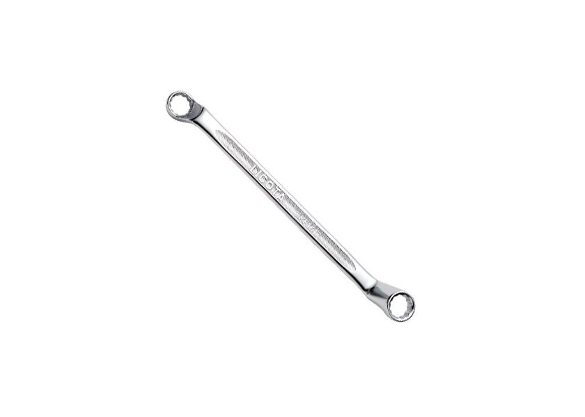 Obojstranný prstencový kľúč 11x13 mm vyhnutý 75 ° (očkový) - LIEKF1113