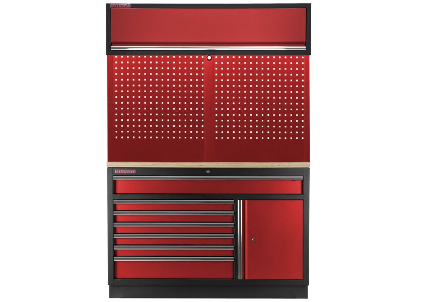 Dielenská zostava PROFI RED, 1360 x 495 x 2000 mm - RTGC1371BAL