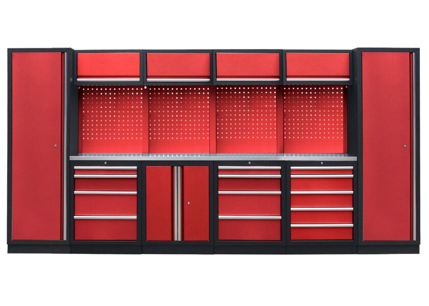 Kvalitný PROFI RED dielenský nábytok 3920 x 495 x 2000 mm - RTGS1300A88