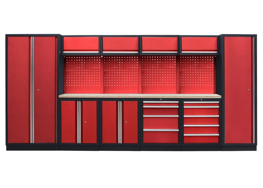 Kvalitný PROFI RED dielenský nábytok 4235 x 495 x 2000 mm - RTGS1300AA6