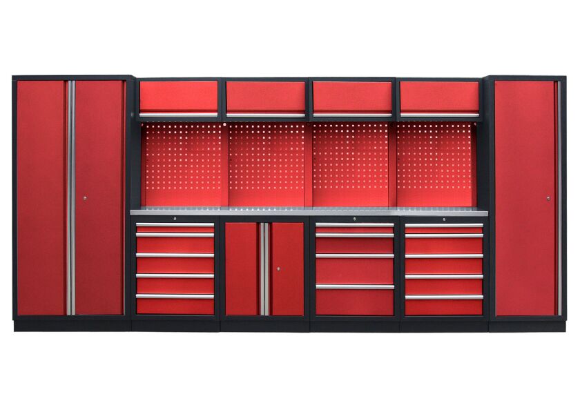 Kvalitný PROFI RED dielenský nábytok 4235 x 495 x 2000 mm - RTGS1300AL