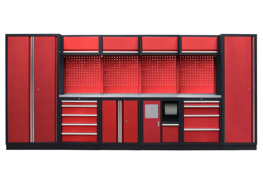 Kvalitný PROFI RED dielenský nábytok 4235 x 495 x 2000 mm - RTGS1301AC