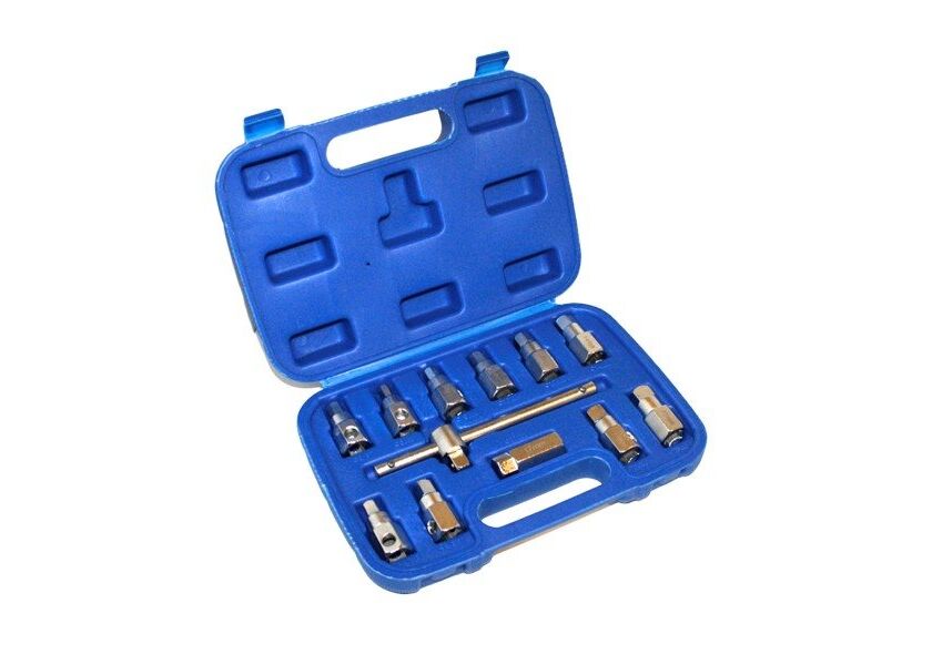 Sada kľúčov na zátky olejových vaní 3/8“ - S12ODP