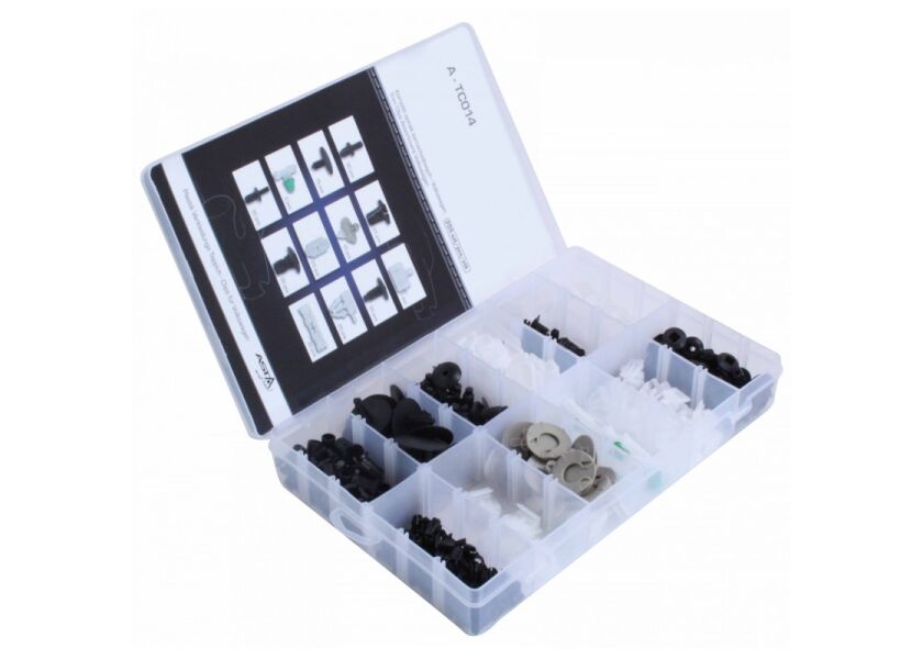 Sada plastových príchytiek pre Volkswagen, 255 ks - ATC014