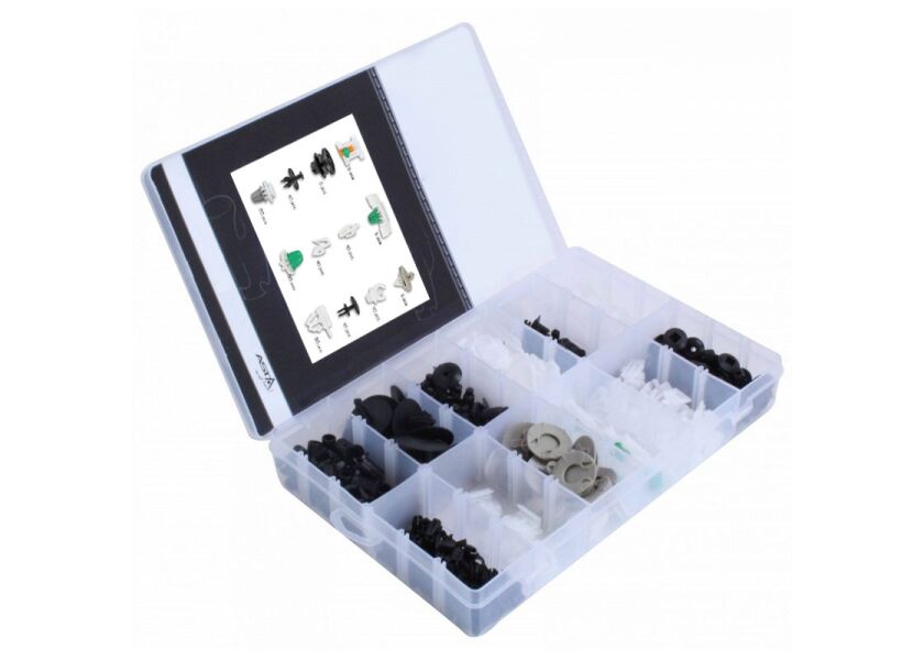 Sada plastových príchytiek pre Audi, 160 ks - ATC015