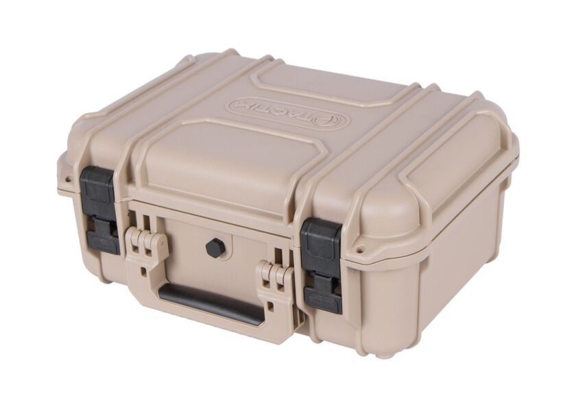 Vodotesný plastový kufor s penovou výplňou (L) - TC320086TAN