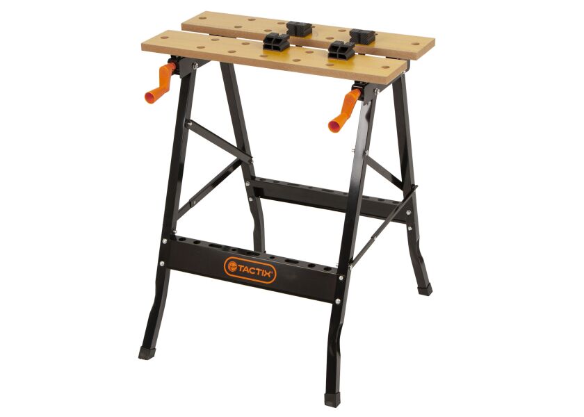 Skládací pracovný stôl s upínacím zariadením - TC330001