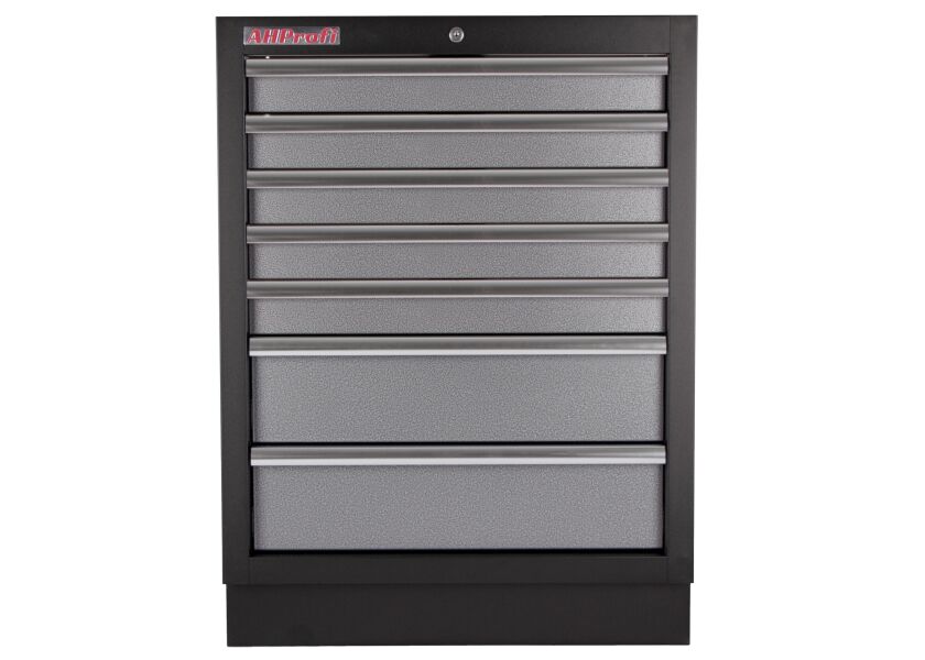 Celokovová dielenská skrinka PROFI s 7-šuflíkmi 680x458x910 mm - TGC1307
