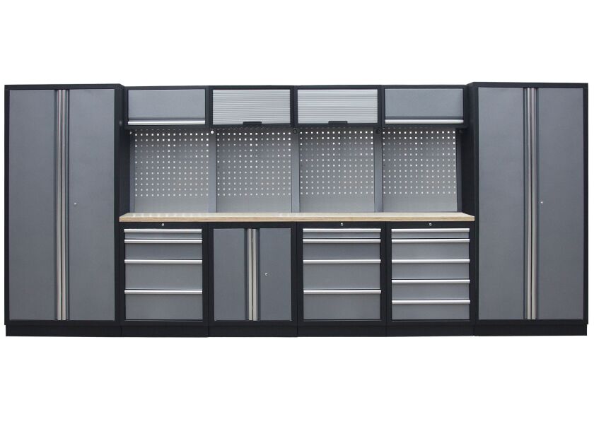 Kvalitný PROFI dielenský nábytok - 4535 x 2000 x 495 mm - TGS1300A1