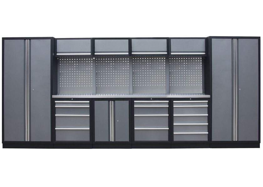 Kvalitný PROFI dielenský nábytok - 4535 x 2000 x 495 mm - TGS1300A22