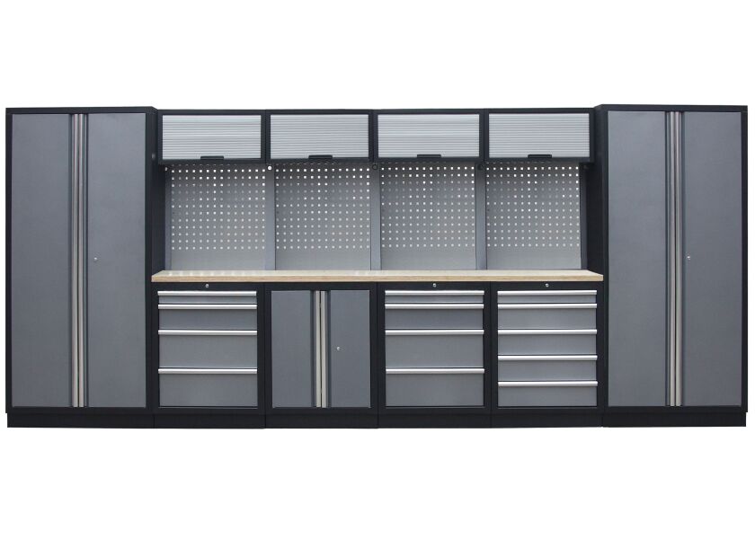 Kvalitný PROFI dielenský nábytok - 4535 x 2000 x 495 mm - TGS1300A3