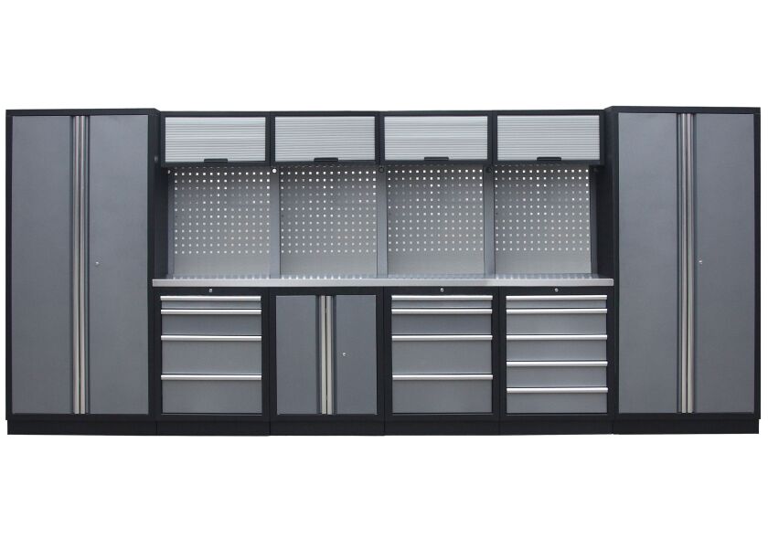 Kvalitný PROFI dielenský nábytok - 4535 x 2000 x 495 mm - TGS1300A33