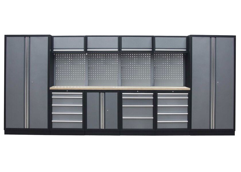 Kvalitný PROFI dielenský nábytok - 4535 x 2000 x 495 mm - TGS1300AE