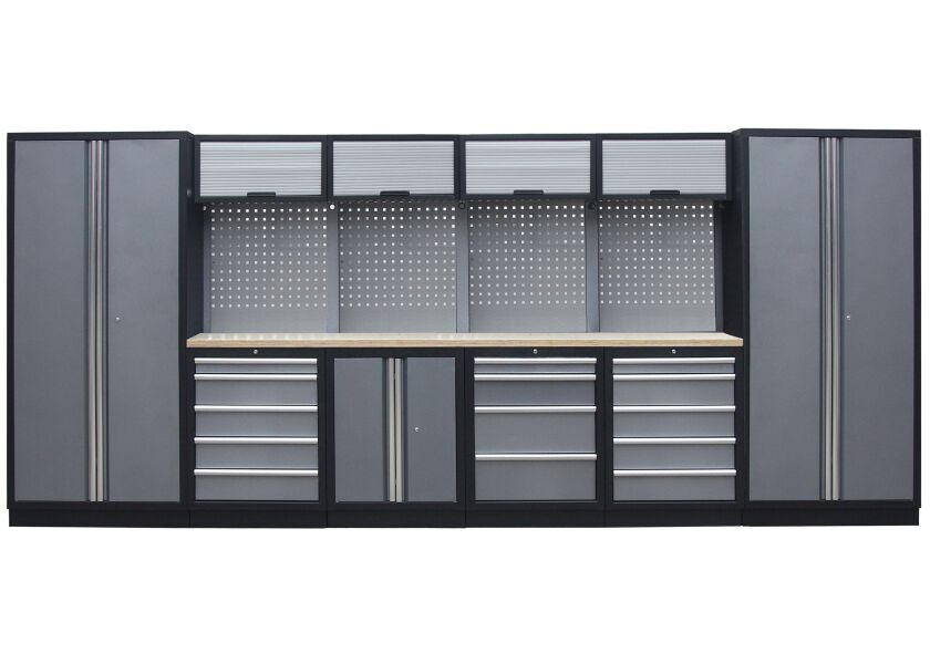 Kvalitný PROFI dielenský nábytok - 4535 x 2000 x 495 mm - TGS1300AI
