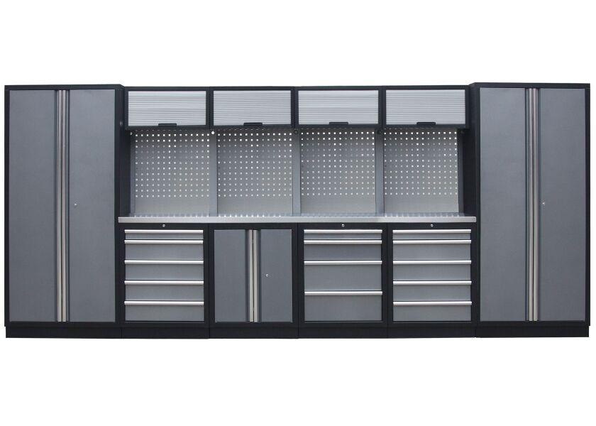 Kvalitný PROFI dielenský nábytok - 4535 x 2000 x 495 mm - TGS1300AO