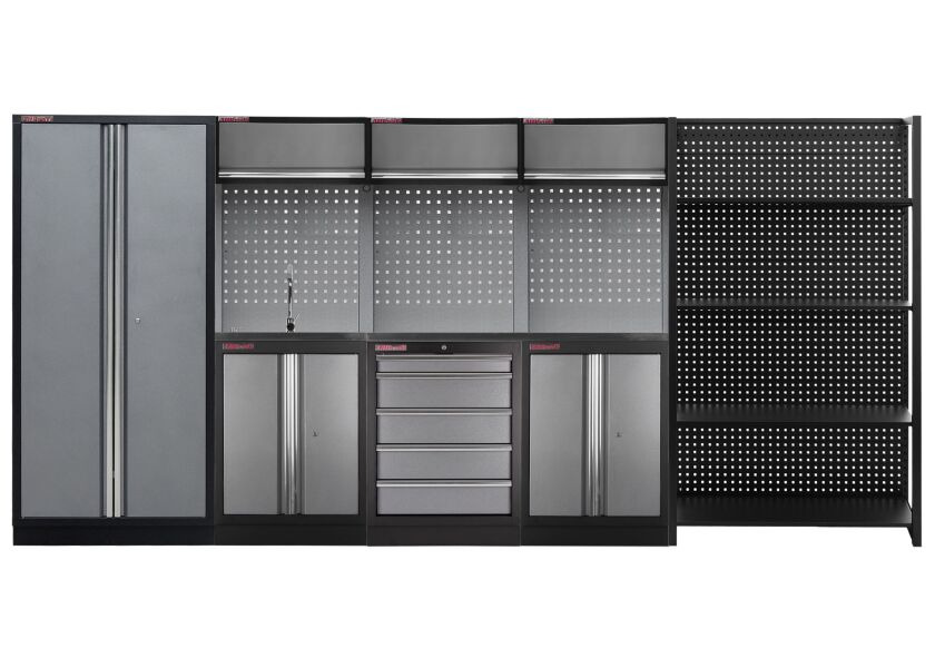 Zostava PROFI dielenského nábytku 4155 x 495 x 2000 mm - TGS1300NE