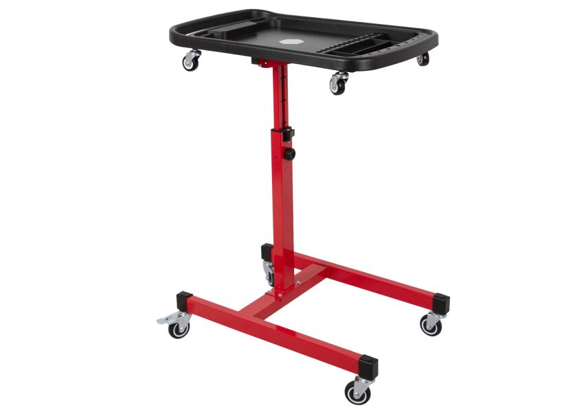 Pojazdný odkladací stolík, výškovo nastaviteľný 775 - 1200 mm - TRXF8611