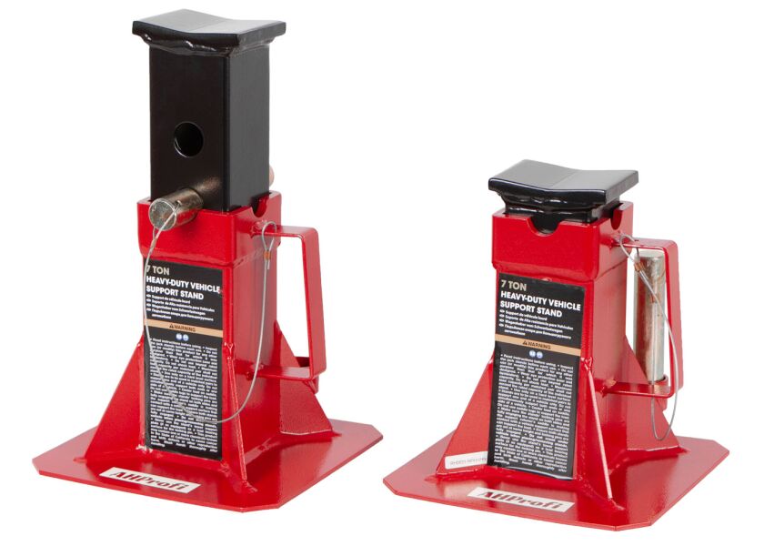 Nastaviteľná podpera s otvormi pre nastavenie výšky s pevnou základňou - TZ070005